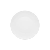 The Tac 02 White Dinnerware by Jars - Rosenthal features a plain, round ceramic plate in white, viewed from above on a white background—ideal for any modern dining set or elegant porcelain dinnerware collection.