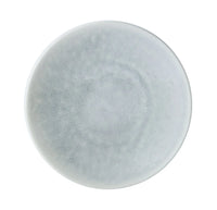 Round, pale blue Jars - Rosenthal Tourron Dinnerware - Opale stoneware dinnerware plate with a subtle crackled finish.