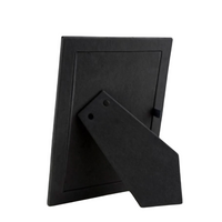 The Addison Ross Mother Of Pearl White Frame, shown from the back with a stand for tabletop display and a rectangular border, is set against a white background.