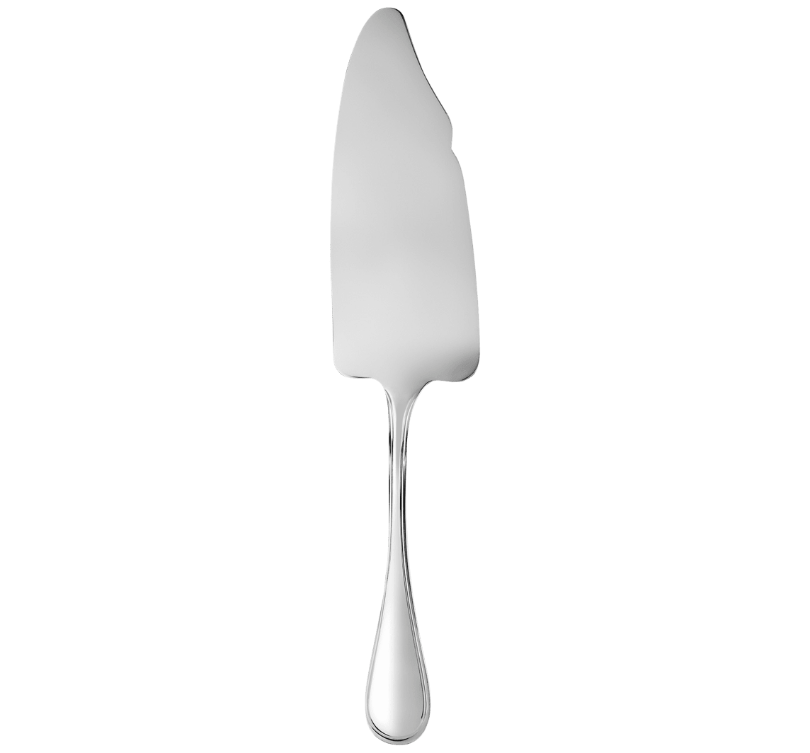 The Christofle Albi Acier Stainless Steel Serving Utensil features a flat, triangular blade and rounded handle, displayed on a plain white background.
