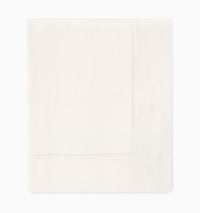 The Sferra Festival Tablecloth, crafted in crisp white with subtle hand hemstitching along the border, is elegantly displayed against a plain white background—an ideal accent to enhance classic table settings.