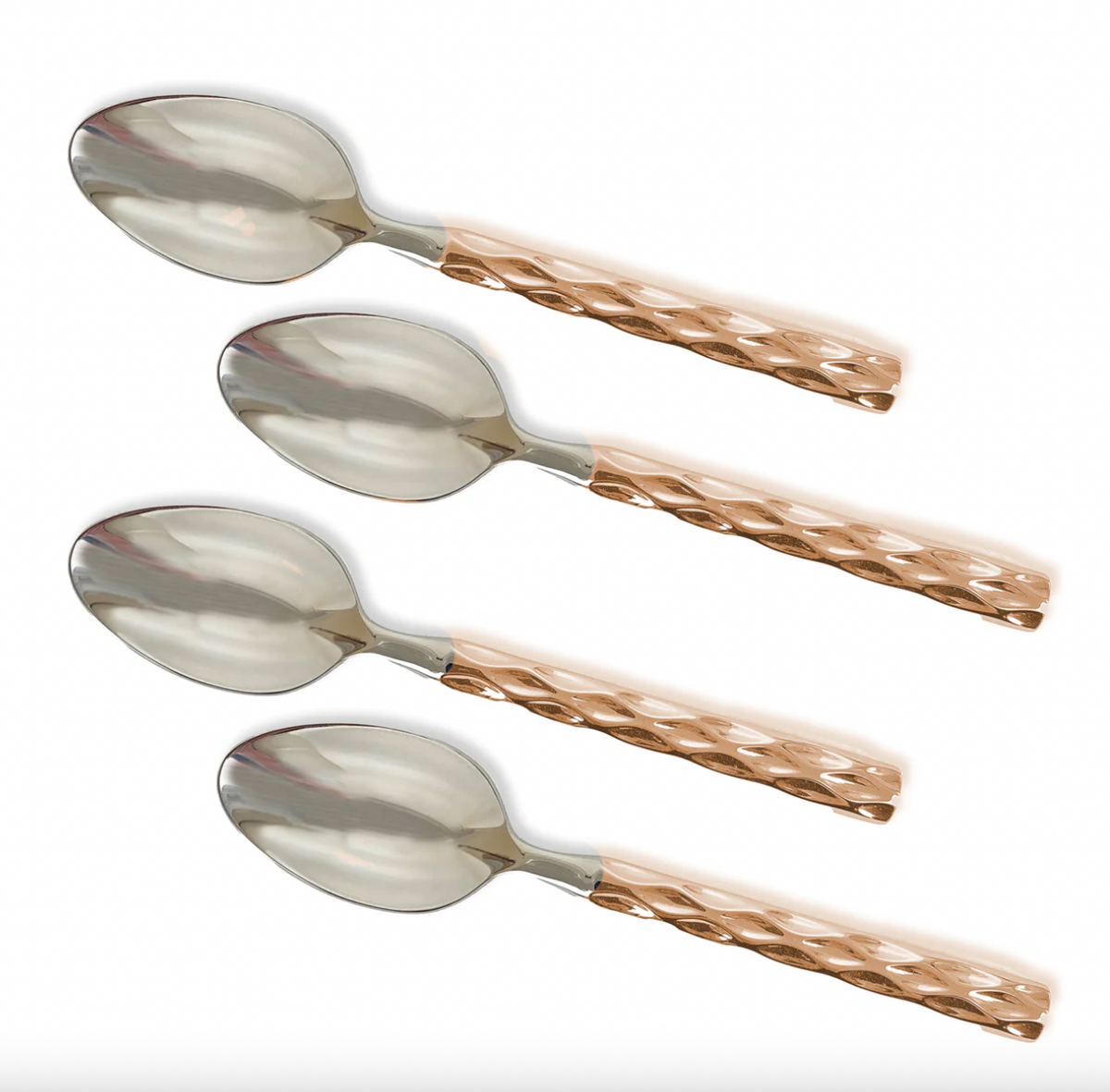 The Michael Wainwright Truro Gold Dip Spoons Set of 4 features elegant gold-accented spoons, perfect for enhancing any serveware collection or gifting to a hostess.