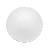 The Tac 02 White Dinnerware by Jars - Rosenthal is a modern, round ceramic plate in classic white porcelain, viewed from above on a white background, highlighting its timeless style.