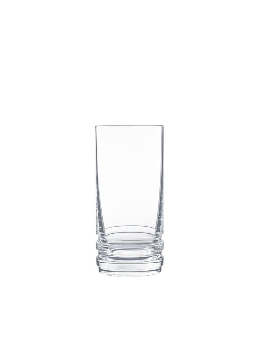 The Saint-Louis Oxymore Drinkware tumbler, featuring a thick solid base, is centered empty on a white background.