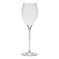 The Starr Stemware by William Yeoward is a clear, lead-free crystal wine glass featuring a long stem and round bowl, displayed against a plain white background.
