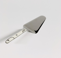 The Sabre Bistrot Dune Tart Server features a flat, triangular stainless steel blade and an acrylic handle, shown on a plain white background.