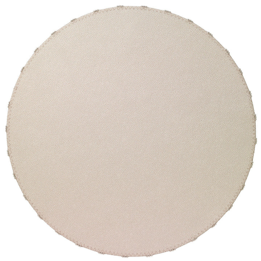 Charm Round Placemat Set of 4 - Pearl.