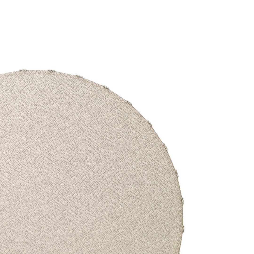 Charm Round Placemat Set of 4 - Pearl.