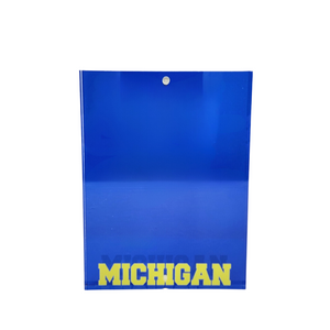 College Block Photo Frame - Michigan.