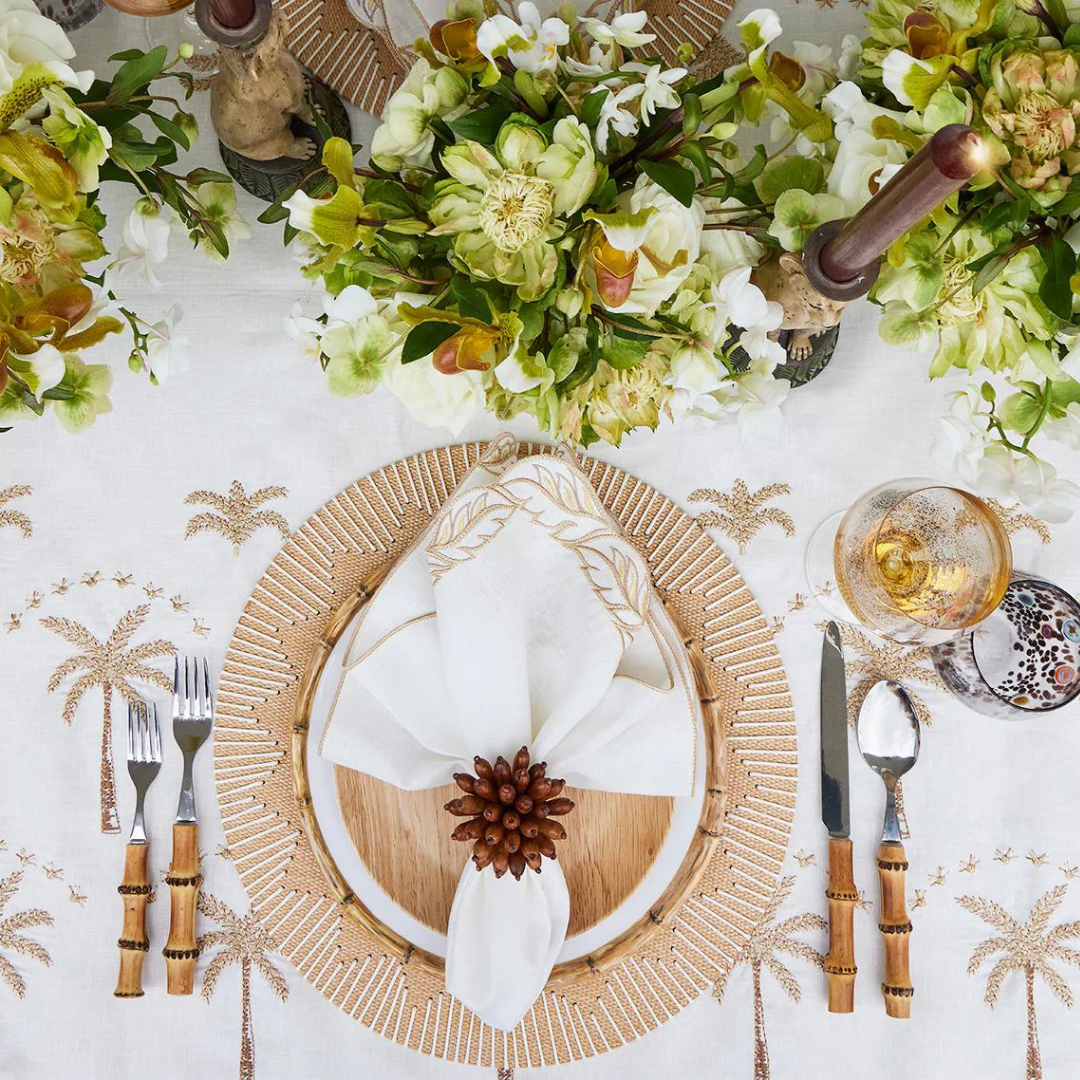 Dream Weaver Placemat Set of 4 - Natural/White.