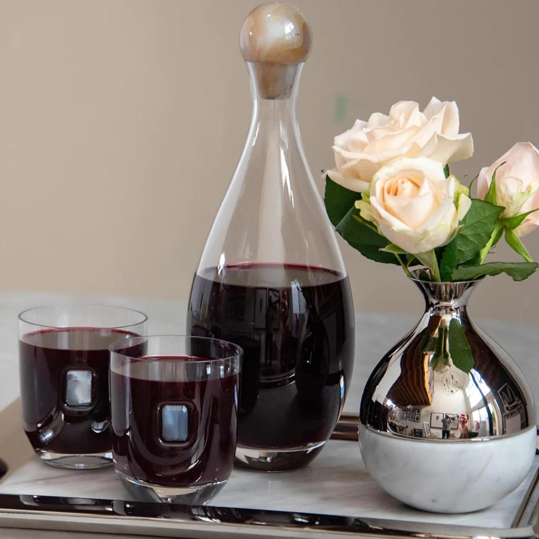 Elevo Decanter Smoke Agate.