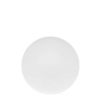 A plain, round plate from the Loft Everyday White Dinnerware by Thomas For Rosenthal is centered on a white background, highlighting its classic white design.