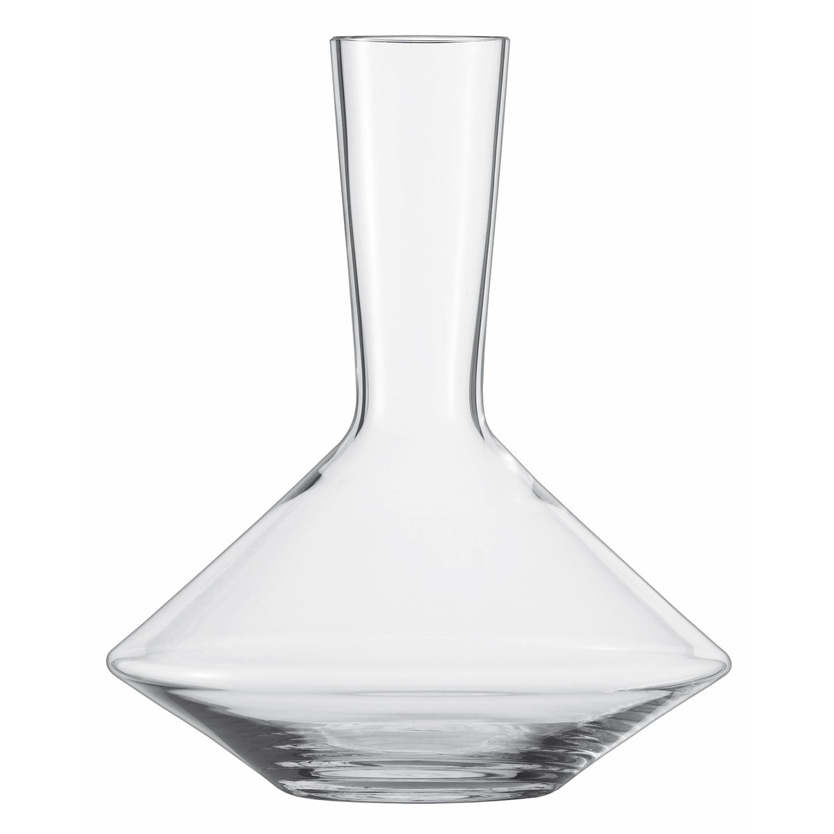 Zwiesel Pure Red Wine Decanter in clear Tritan crystal with a wide, tapered base and a tall, slender neck.
