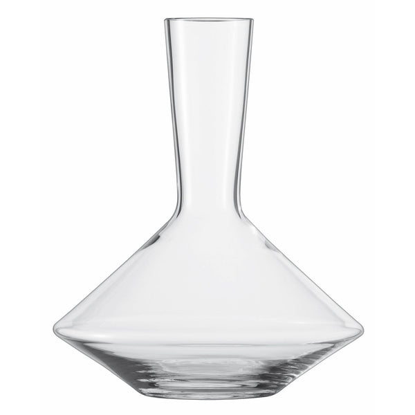 Zwiesel Pure Red Wine Decanter in clear Tritan crystal with a wide, tapered base and a tall, slender neck.