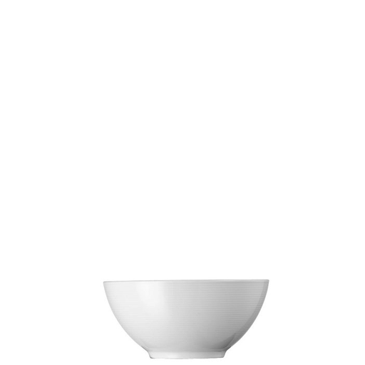 The Loft Everyday White Dinnerware by Thomas For Rosenthal features a rimless, smooth white ceramic soup bowl—perfect for modern table settings.