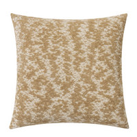 The Coolney Pillow Sand by Decor Fifty-Five features a beige and off-white speckled texture, making it perfect for adding subtle elegance to your space. Set against a white background for a refined look.