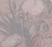 The Meadow Lavender Box by Jamie Young features a soft, pastel illustration of leaves and a round hydrangea-like flower in muted tones—ideal for neutral décor or as inspiration for décor accents. The design has a gentle, dreamy quality.