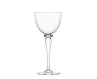 The Saint-Louis Amadeus Stemware is a clear wine glass featuring a thin stem and round base, shown against a plain white background.