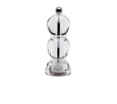 A Mini Bobbin Salt & Pepper Shaker by Addison Ross, featuring a glossy finish, is centered against a white background.