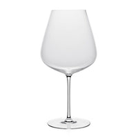 The William Yeoward Starr Stemware is a clear, empty wine glass with a large bowl, thin stem, and flat base, crafted from lead-free crystal and shown against a plain white background.