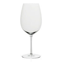 The Starr Stemware by William Yeoward is a clear, lead-free crystal wine glass with a tall stem and wide bowl, standing upright on a white background.