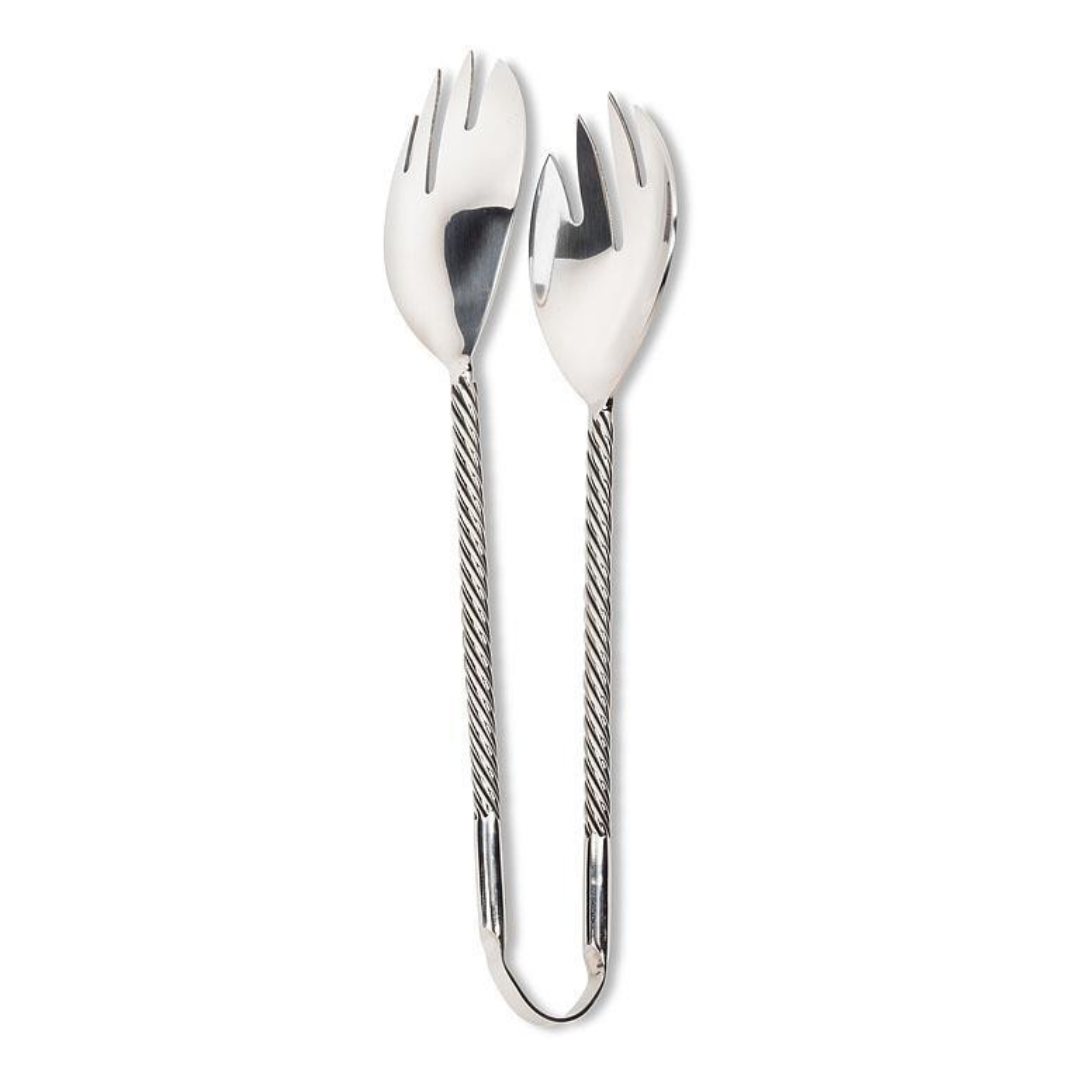 Twist Handle Salad Tongs. 