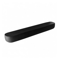 The Tina Frey Trough Black Long is a sleek, black, rectangular resin piece with rounded edges, ideal as minimalist table decor and shown isolated on a white background.
