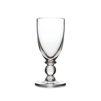 The Hartland Glass by Simon Pearce is a lead-free glass goblet with a rounded stem and wide base—an elegant wine glass for your collection.