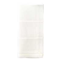 A set of four Bodrum Metallic Thread Napkin Pearl napkins from the refined collection is displayed neatly folded against a white background.