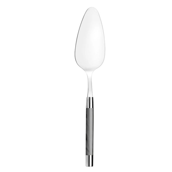 The Capdeco Conty Pastry Server Grey is a French-made cake server crafted from 18/10 stainless steel with a polished head and gray marble-effect handle featuring metallic accents, inspired by Capdeco’s signature flatware design.