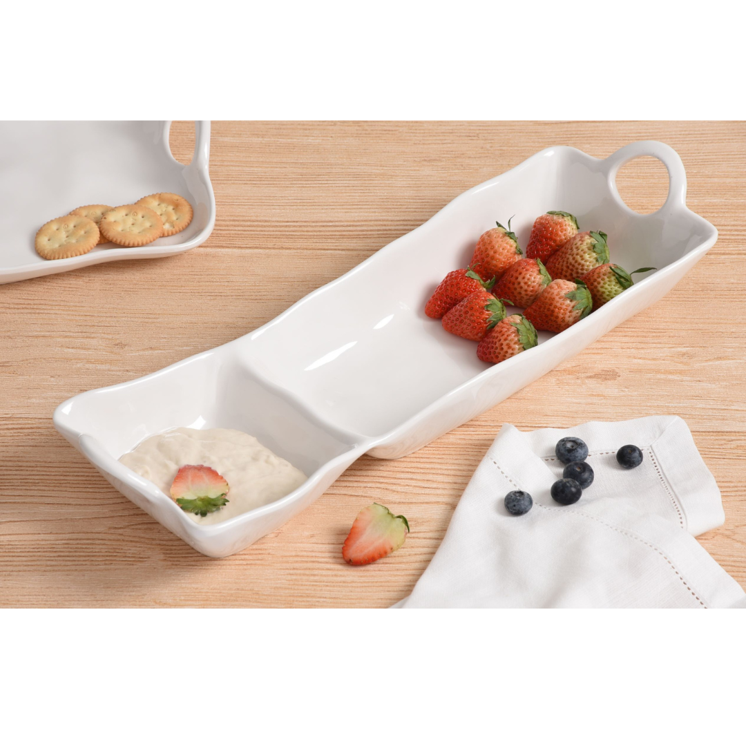 Ivy Melamine Chip & Dip.