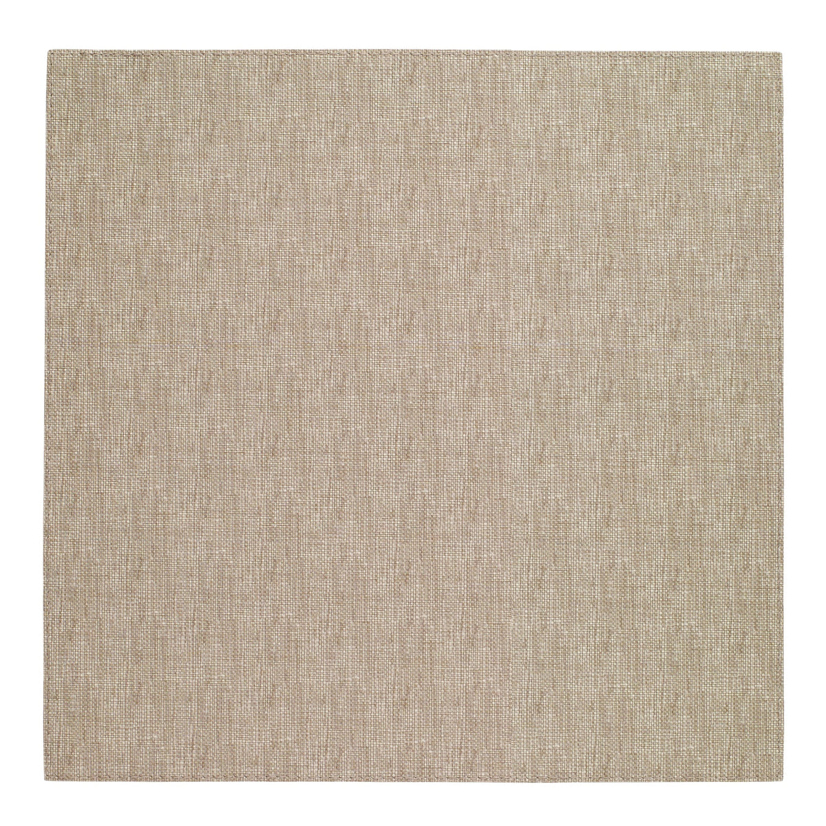 The Pronto Square Placemat Beige Set of 4 by Bodrum features a subtle textured woven pattern in beige chambray, shown on a white background.