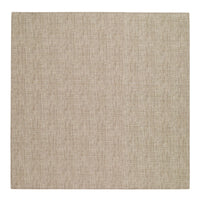 The Pronto Square Placemat Beige Set of 4 by Bodrum features a subtle textured woven pattern in beige chambray, shown on a white background.
