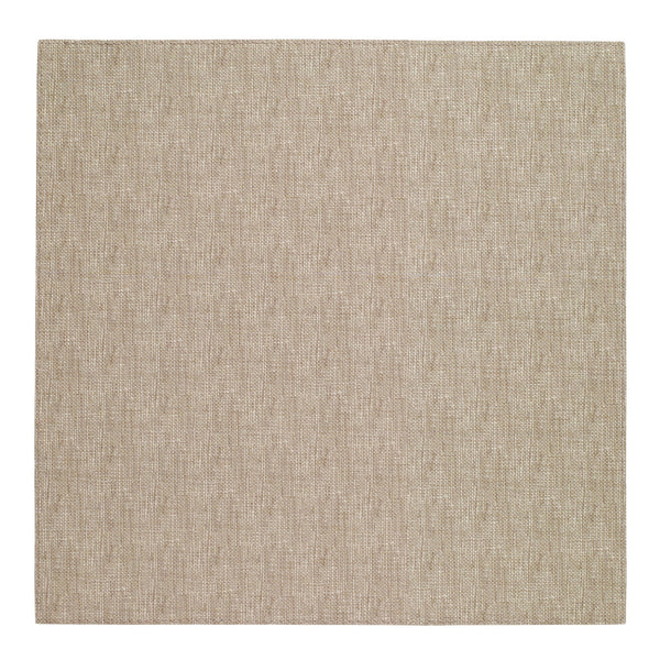 The Pronto Square Placemat Beige Set of 4 by Bodrum features a subtle textured woven pattern in beige chambray, shown on a white background.