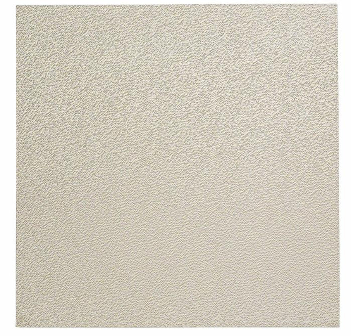 The Bodrum Skate Square Placemat Pearl Set of 4 features light beige textured placemats with a fine grain pattern, reminiscent of luxury table mats, shown against a plain white background.