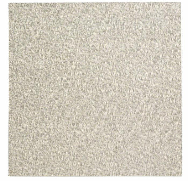 The Bodrum Skate Square Placemat Pearl Set of 4 features rectangular, textured light beige placemats with a subtle dotted pattern, evoking the look of luxury table mats. The image shows only the placemats on a plain background.