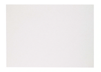 A blank white square canvas with a subtle texture, set against a white background, evokes the elegant look of Bodrum's Skate Rectangle Placemat Set of 4.