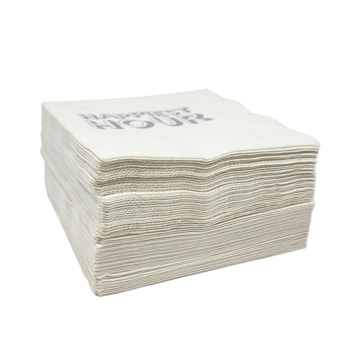 Cocktail napkin stack. 