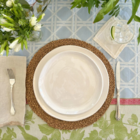Simple Melamine Dinnerware - White.
