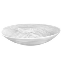 Large white swirl everyday bowl. 